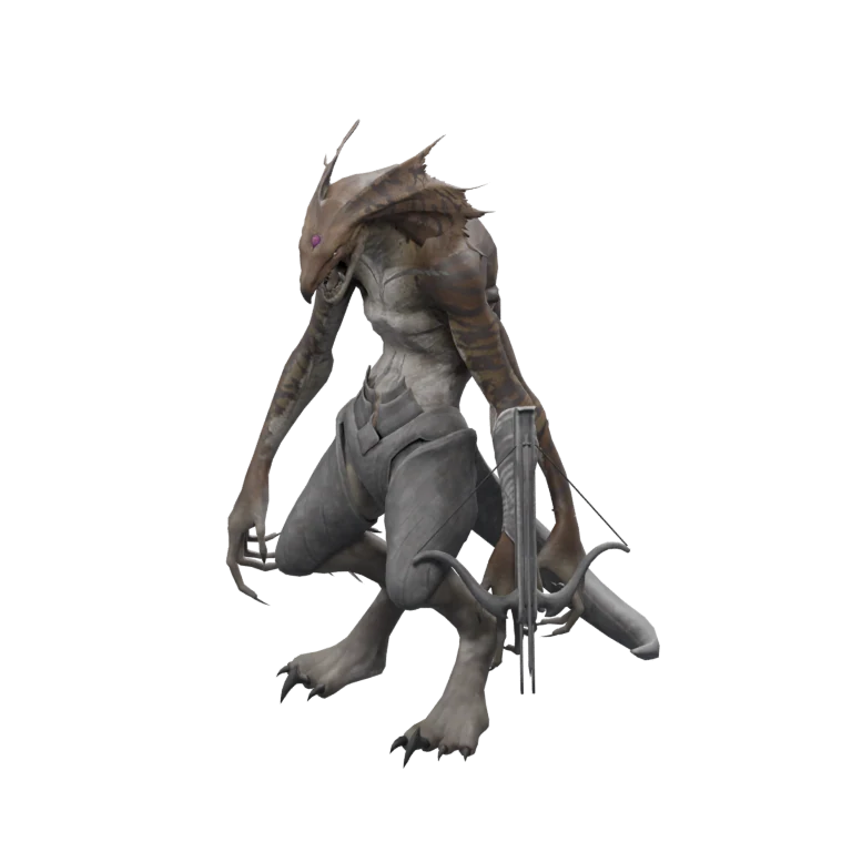 Azrakar Brigade Ranger source model in its idle pose