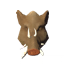 Boar trophy artwork