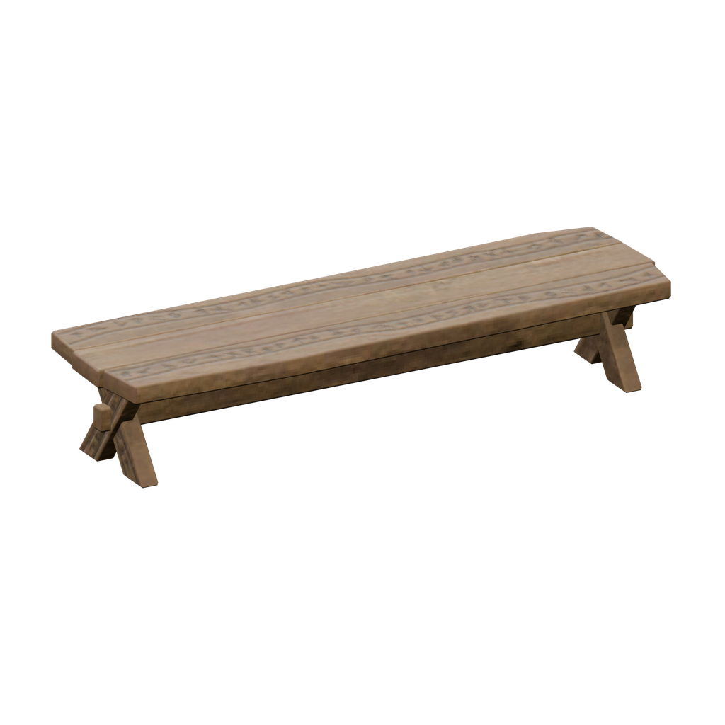 Long Carved Table