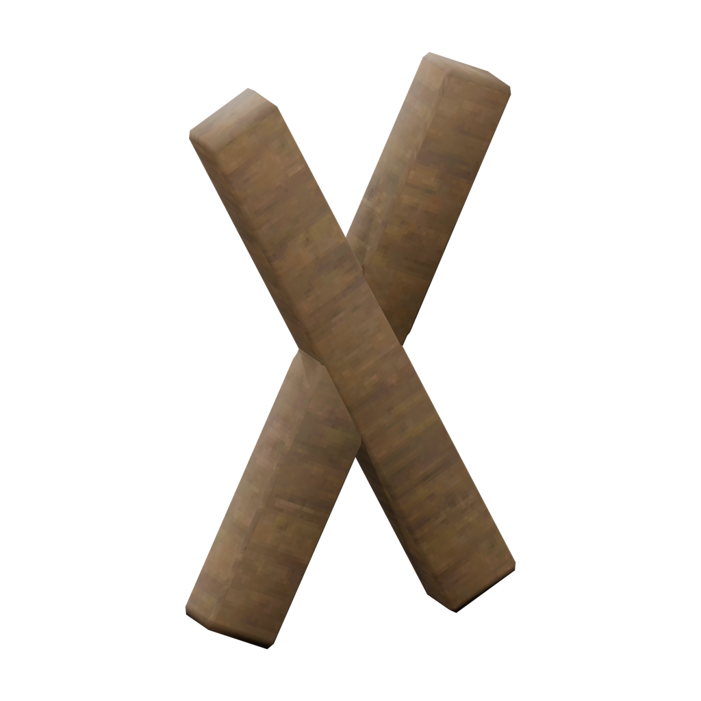Wood Roof Cross 67°