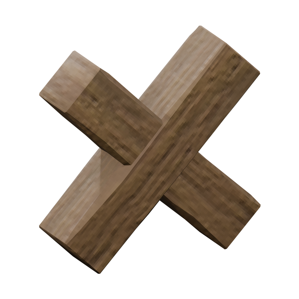 Timber Roof Cross 45°