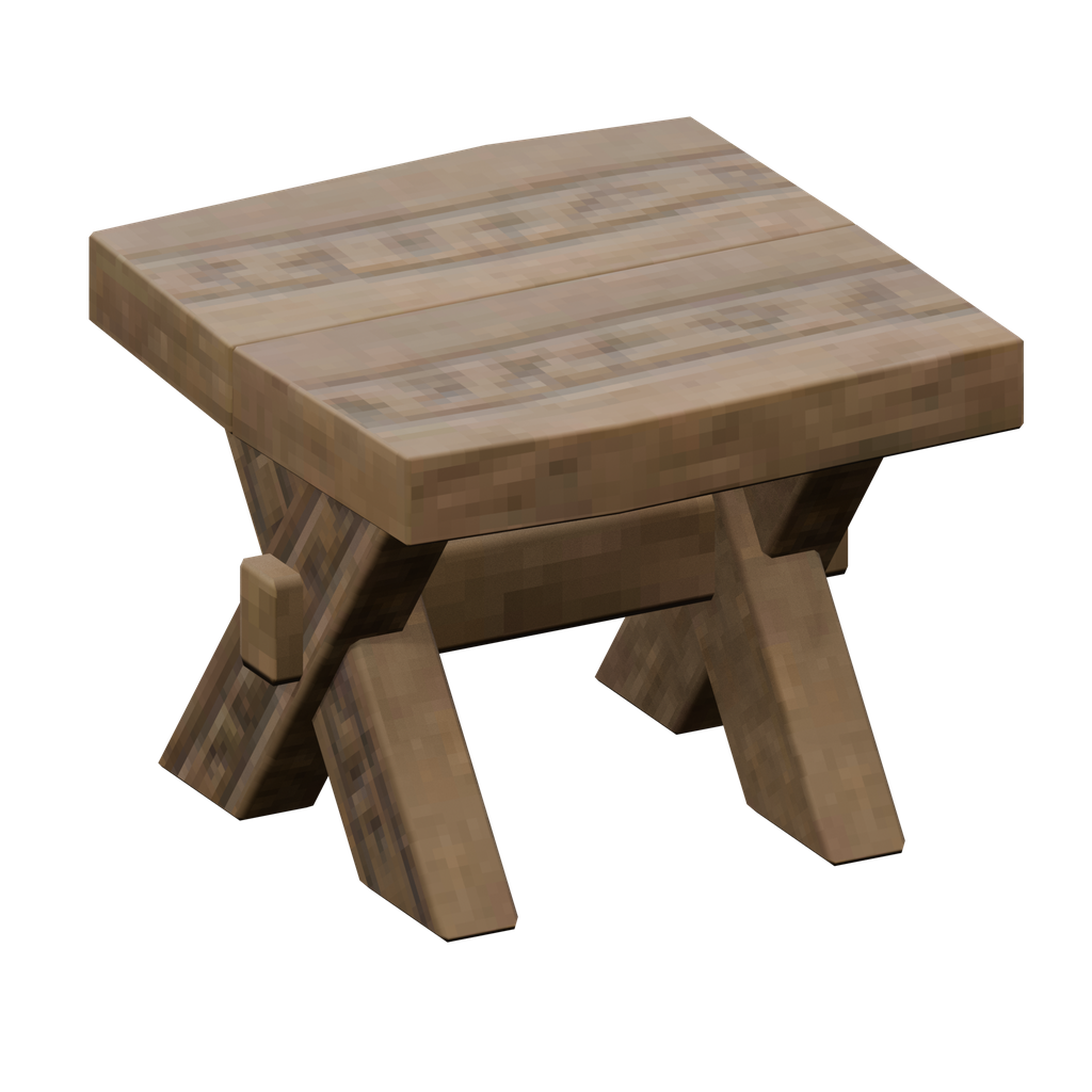 Square Carved Table