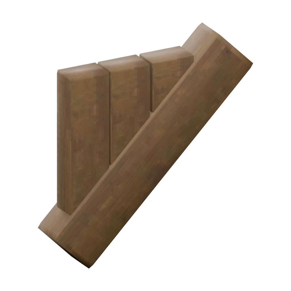 Wood Wall 45° (Inverted)