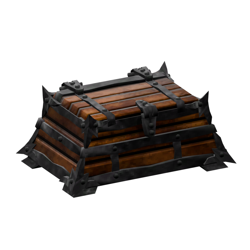 Black Metal Chest