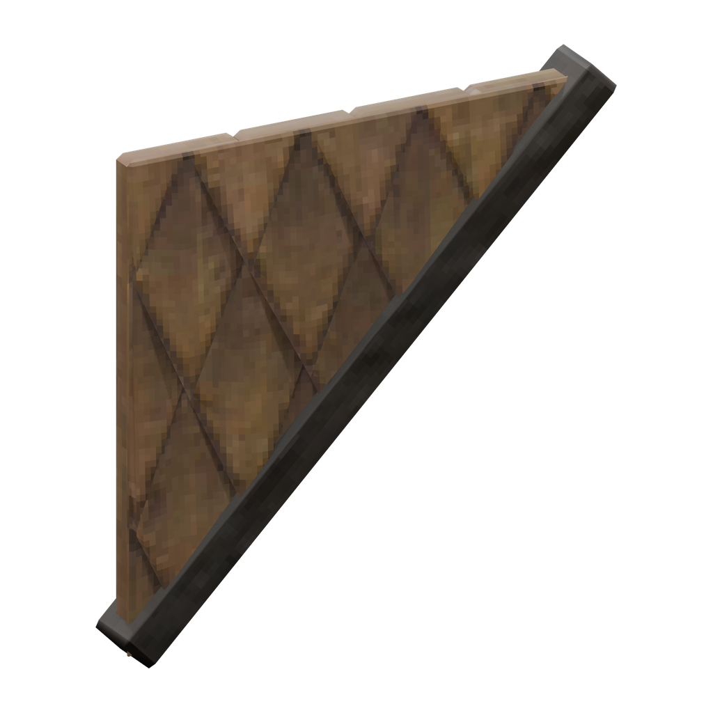 Scalewood Wall 45° Left (Inverted)
