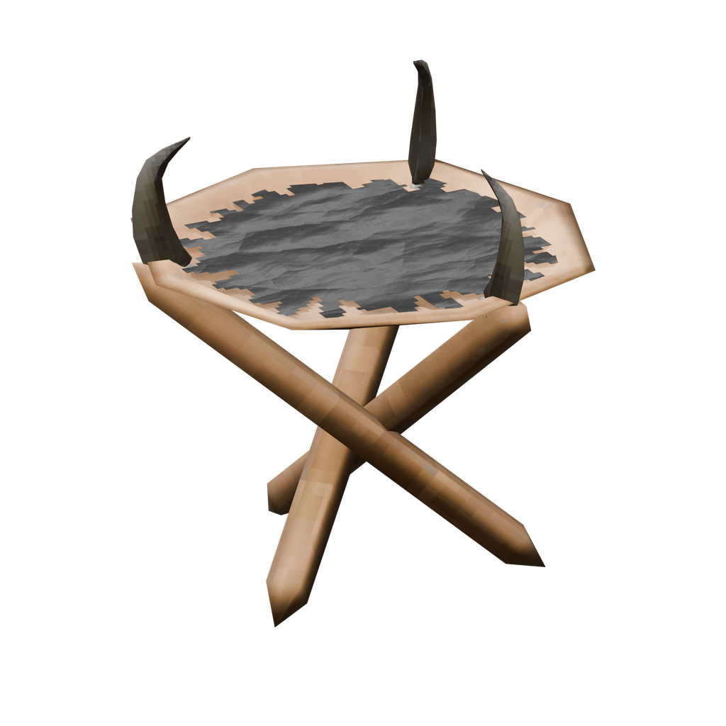 Blue Standing Brazier