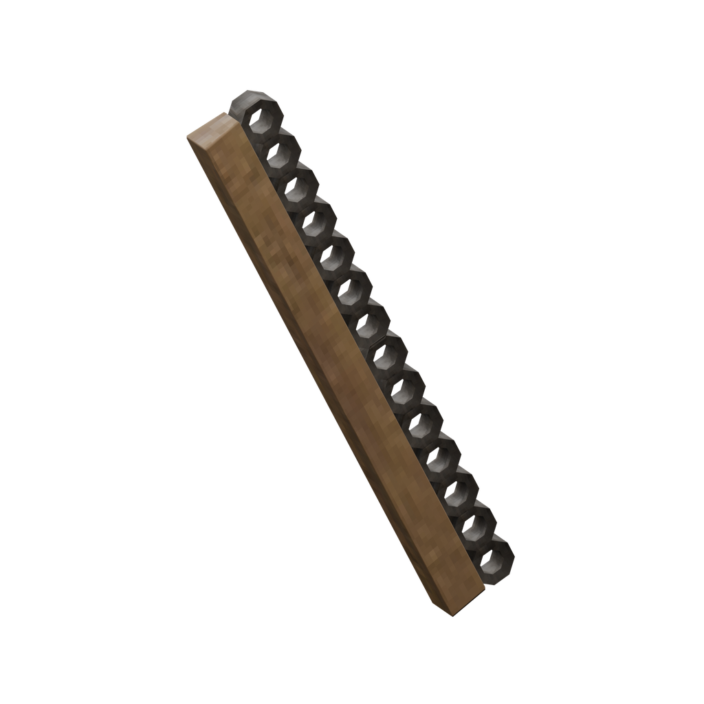 Decorated Timber Beam 67°