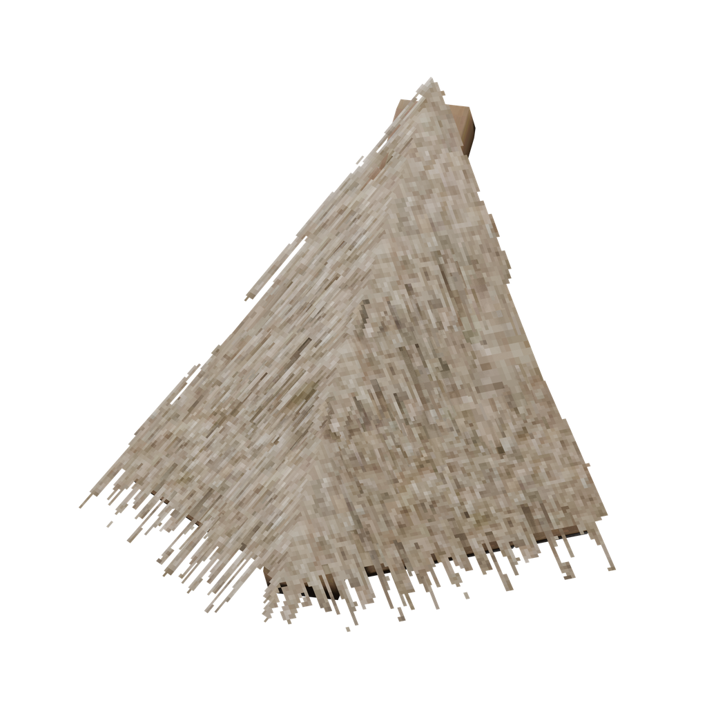 Thatch Roof Outer Corner 45°