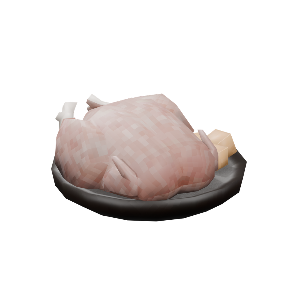 Uncooked Honey Glazed Chicken