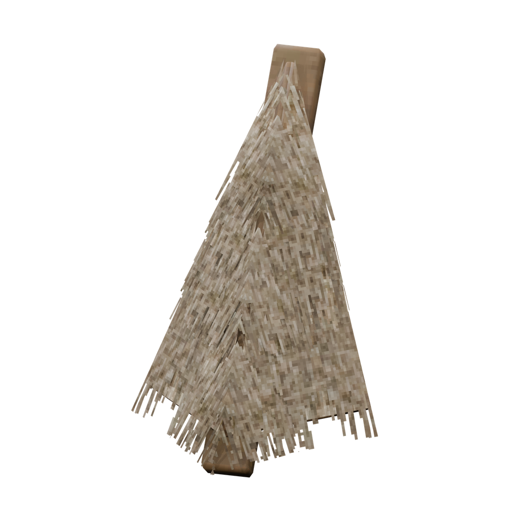 Thatch Roof Outer Corner 67°