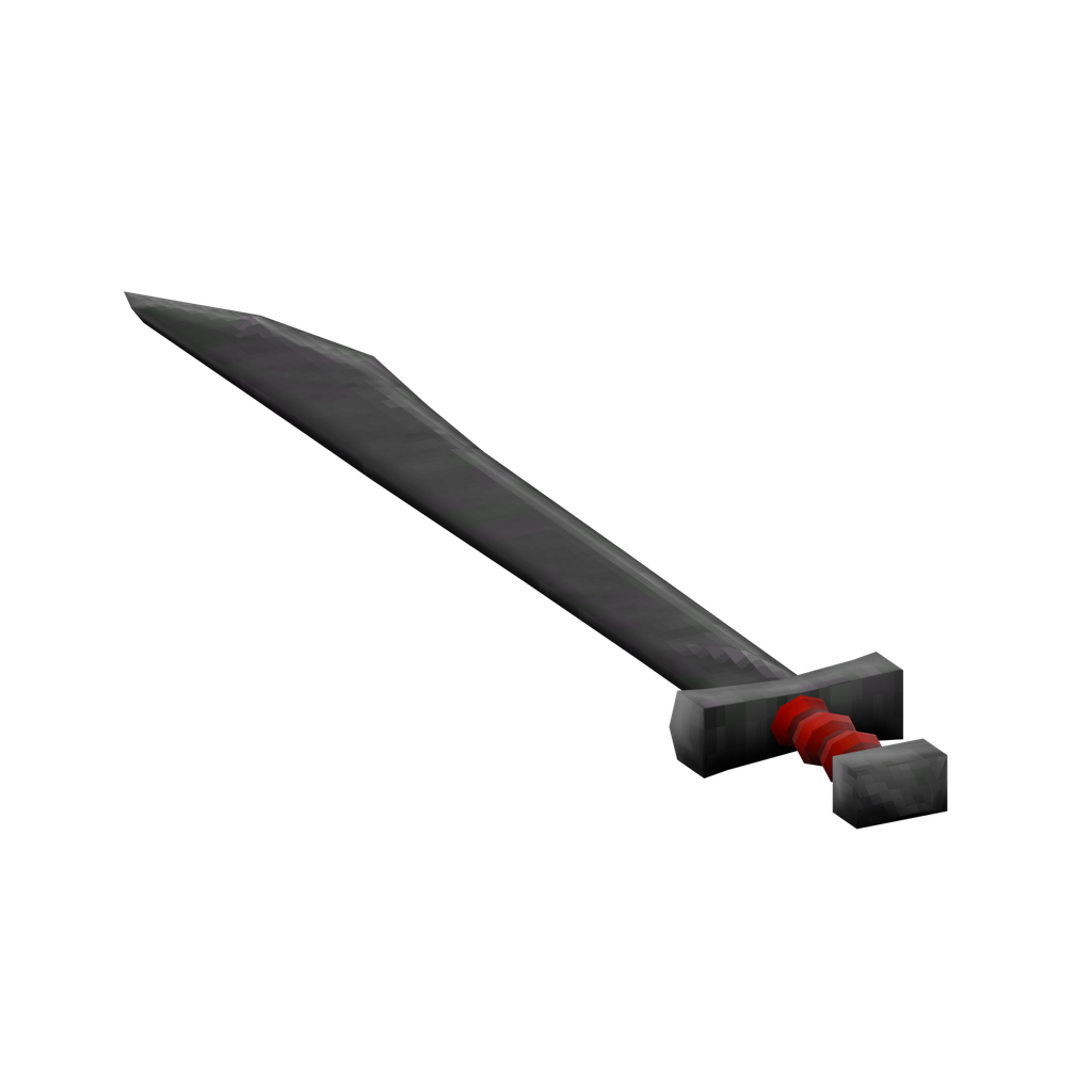 Black Metal Sword