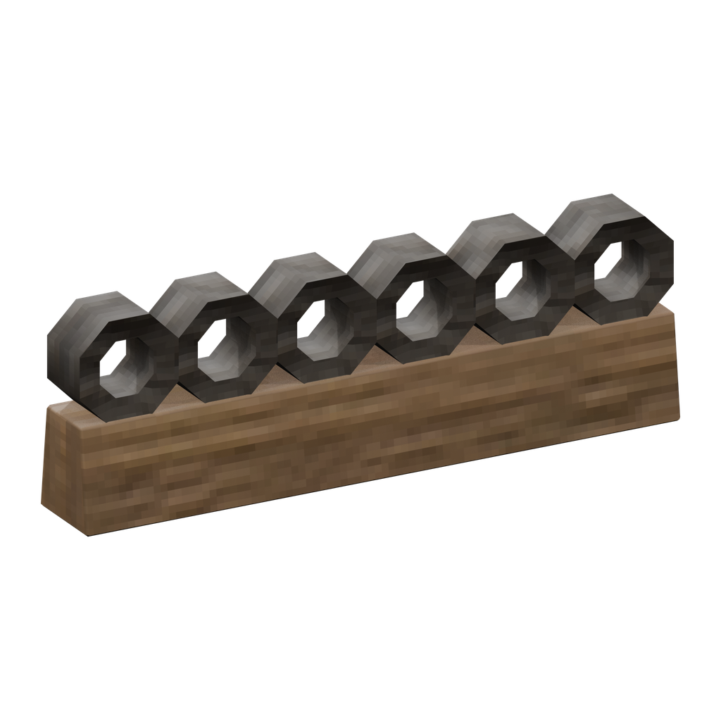Decorated Timber Beam 2m