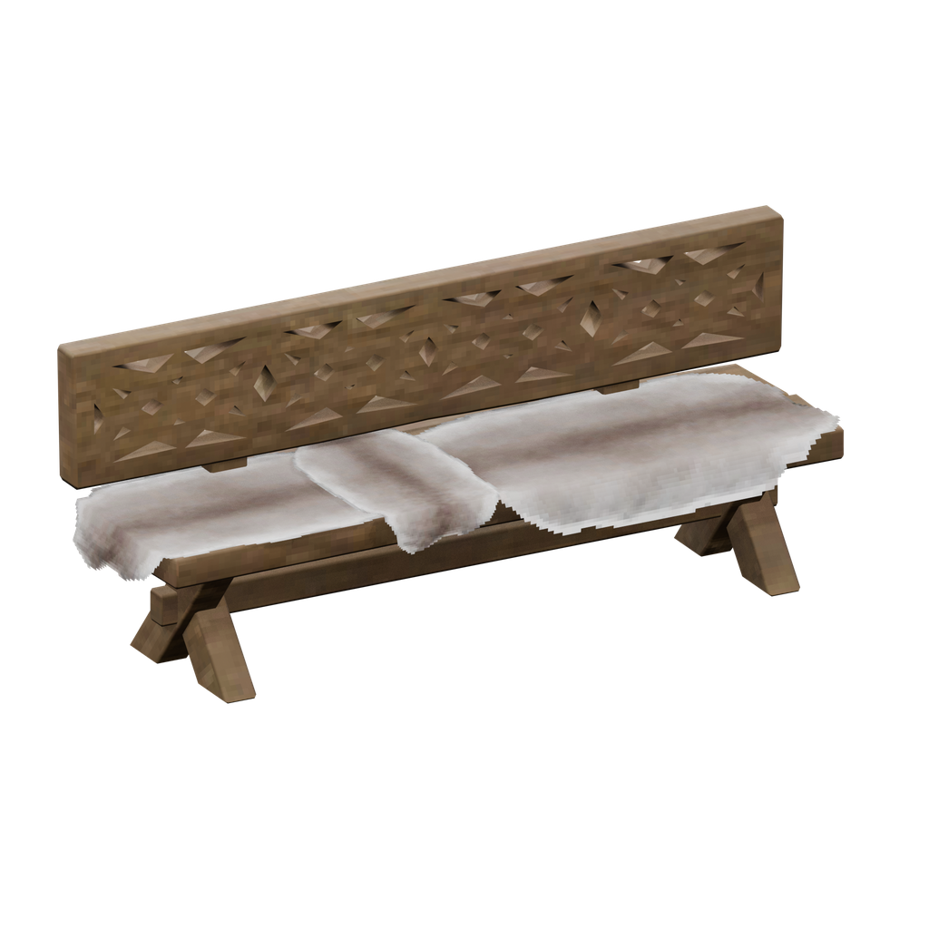 Carved Bench